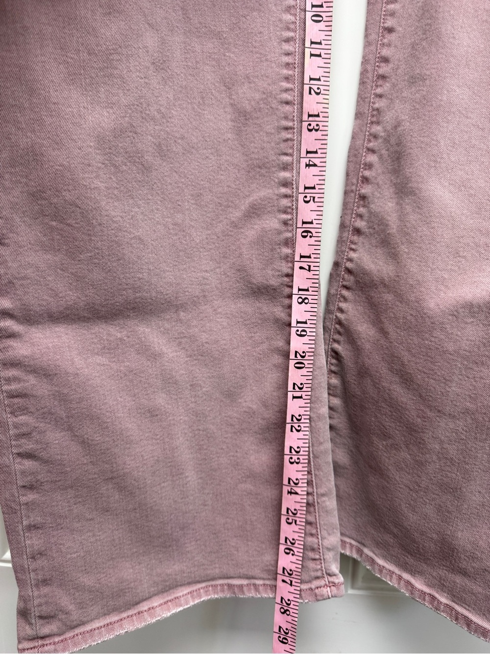 Joe's Jeans The Pleated Wide Leg Ankle Denim High Rise Nostalgia Rose Pink Sz 28 - Picture 7 of 11